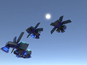 anti gravity drone 3D Model