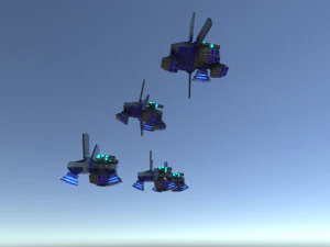 anti gravity drone 3D Model