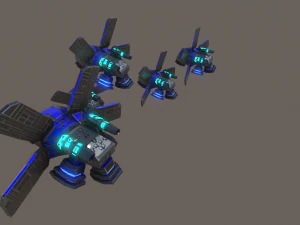anti gravity drone 3D Model
