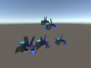 anti gravity drone 3D Model