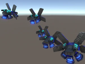 anti gravity drone 3D Model