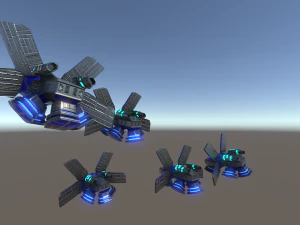 anti gravity drone 3D Model