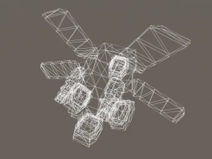 anti gravity drone 3D Model