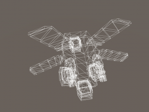 anti gravity drone Model 3D