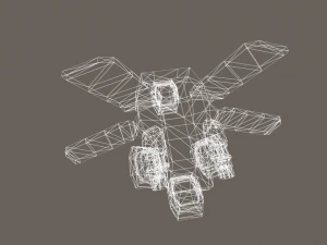 anti gravity drone 3D Model