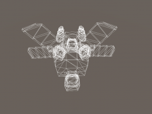 anti gravity drone Model 3D