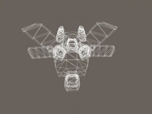 anti gravity drone 3D Model