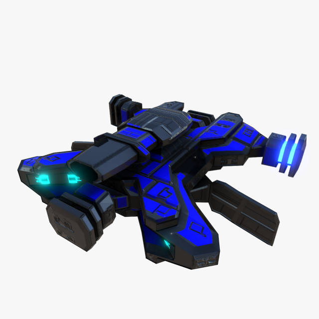 anti gravity drone 2 Model 3D .c4d .max .obj .3ds .fbx .stl .blend 