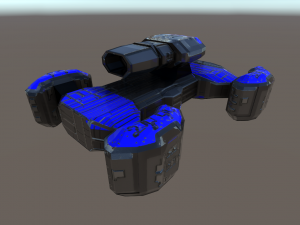 assault tank drone 3D मॉडल