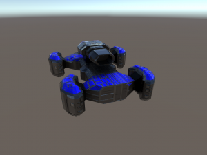 assault tank drone 3D मॉडल