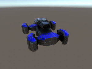 assault tank drone 3D Model