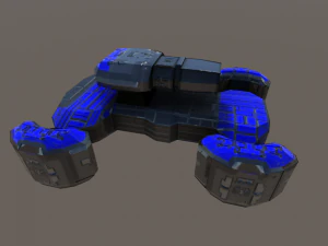 assault tank drone 3D Model