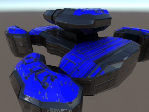 assault tank drone 3D मॉडल