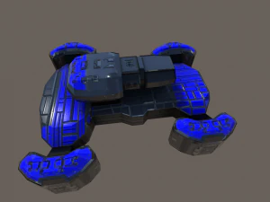 assault tank drone 3D Model