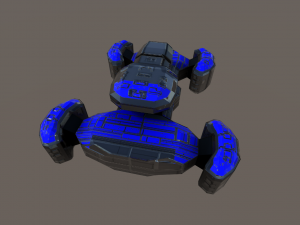 assault tank drone 3D मॉडल