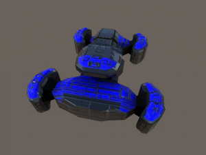 assault tank drone 3D Model