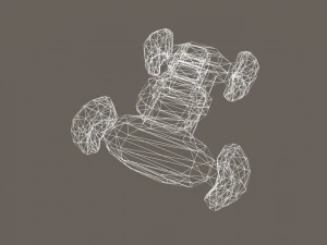 assault tank drone 3D Model