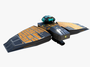 interceptor drone 3D मॉडल
