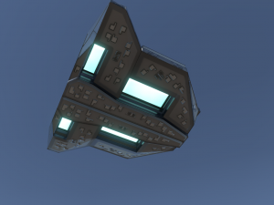 cargo ship Model 3D