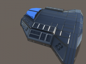 cargo ship Model 3D