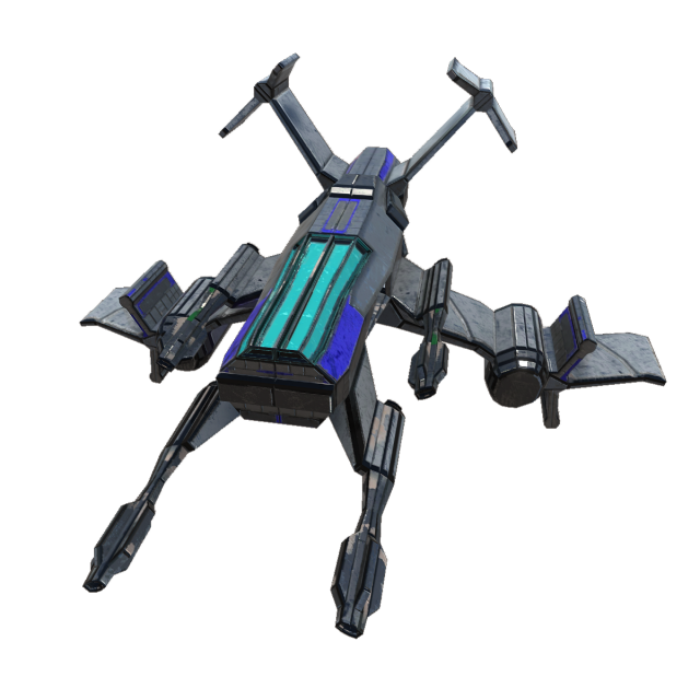 space fighter Modelo 3D .c4d .max .obj .3ds .fbx .stl .blend 