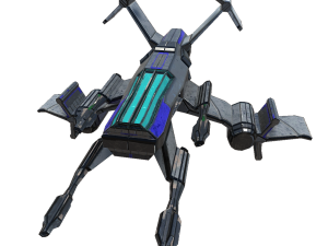 space fighter 3D मॉडल