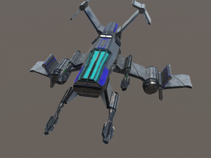 space fighter Modelo 3D