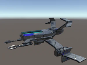 космічний винищувач 3D Модель