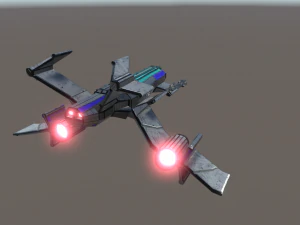 космічний винищувач 3D Модель