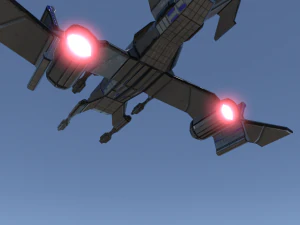 космічний винищувач 3D Модель