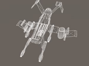 space fighter Modelo 3D