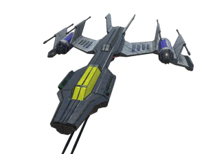 light space fighter 3D Model