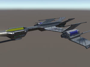 light space fighter Modelo 3D