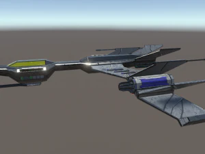 light space fighter 3D Model