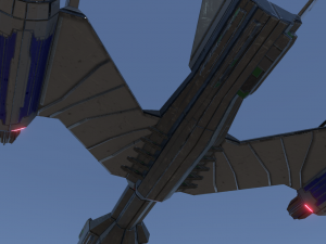 light space fighter Modelo 3D