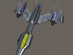 light space fighter Modelo 3D