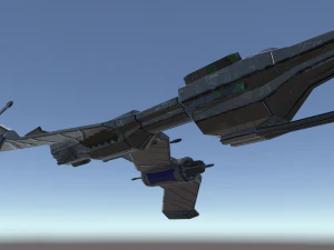 light space fighter 3D Model