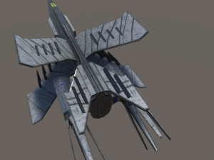 scout ship Modelo 3D