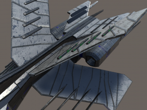 scout ship Modelo 3D