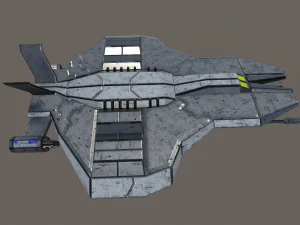 космічний винищувач 3D Модель