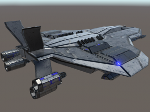 space fighter 3Dモデル