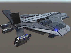 космічний винищувач 3D Модель