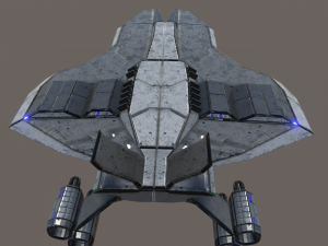space fighter 3Dモデル