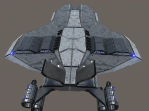 космічний винищувач 3D Модель