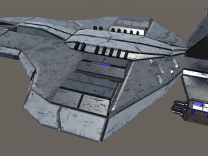 космічний винищувач 3D Модель