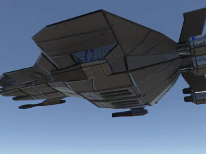 космічний винищувач 3D Модель