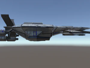 космічний винищувач 3D Модель