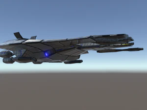 космічний винищувач 3D Модель