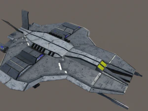 космічний винищувач 3D Модель