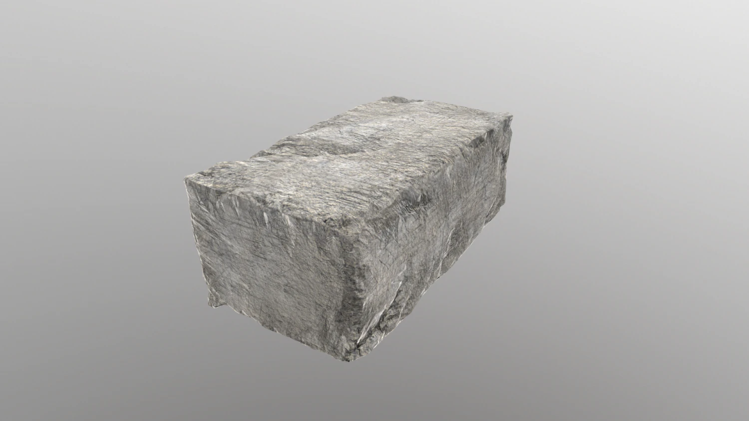Stone block 3D Model .c4d .max .obj .3ds .fbx .stl .blend 